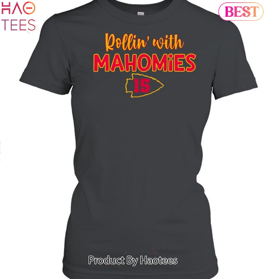 Rollin With Mahomies Kansas City Chiefs Unisex T-Shirt Rollin With Mahomies Kansas City Chiefs Unisex T-Shirt