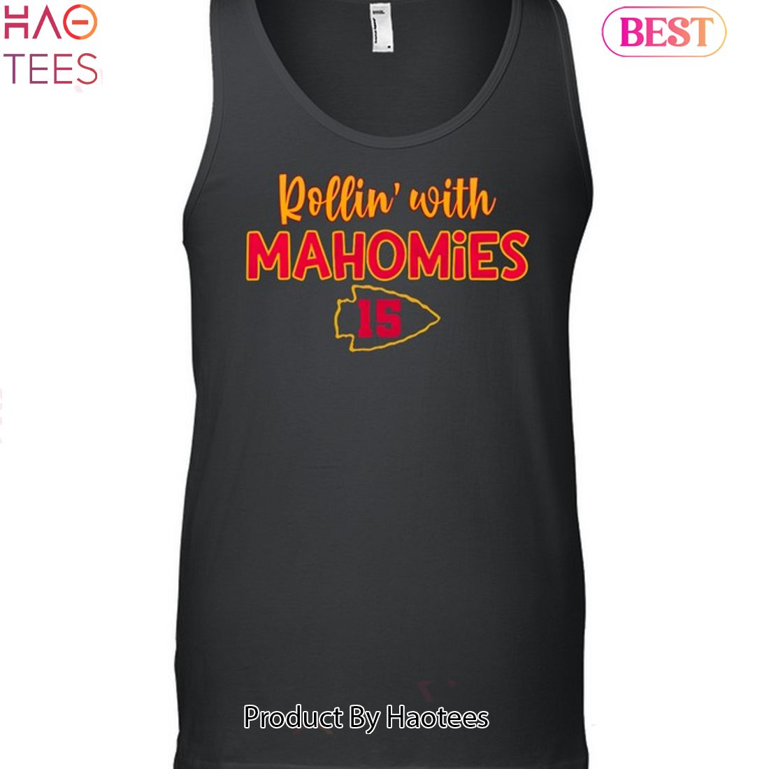 Rollin With Mahomies Kansas City Chiefs Unisex T-Shirt Rollin With Mahomies Kansas City Chiefs Unisex T-Shirt
