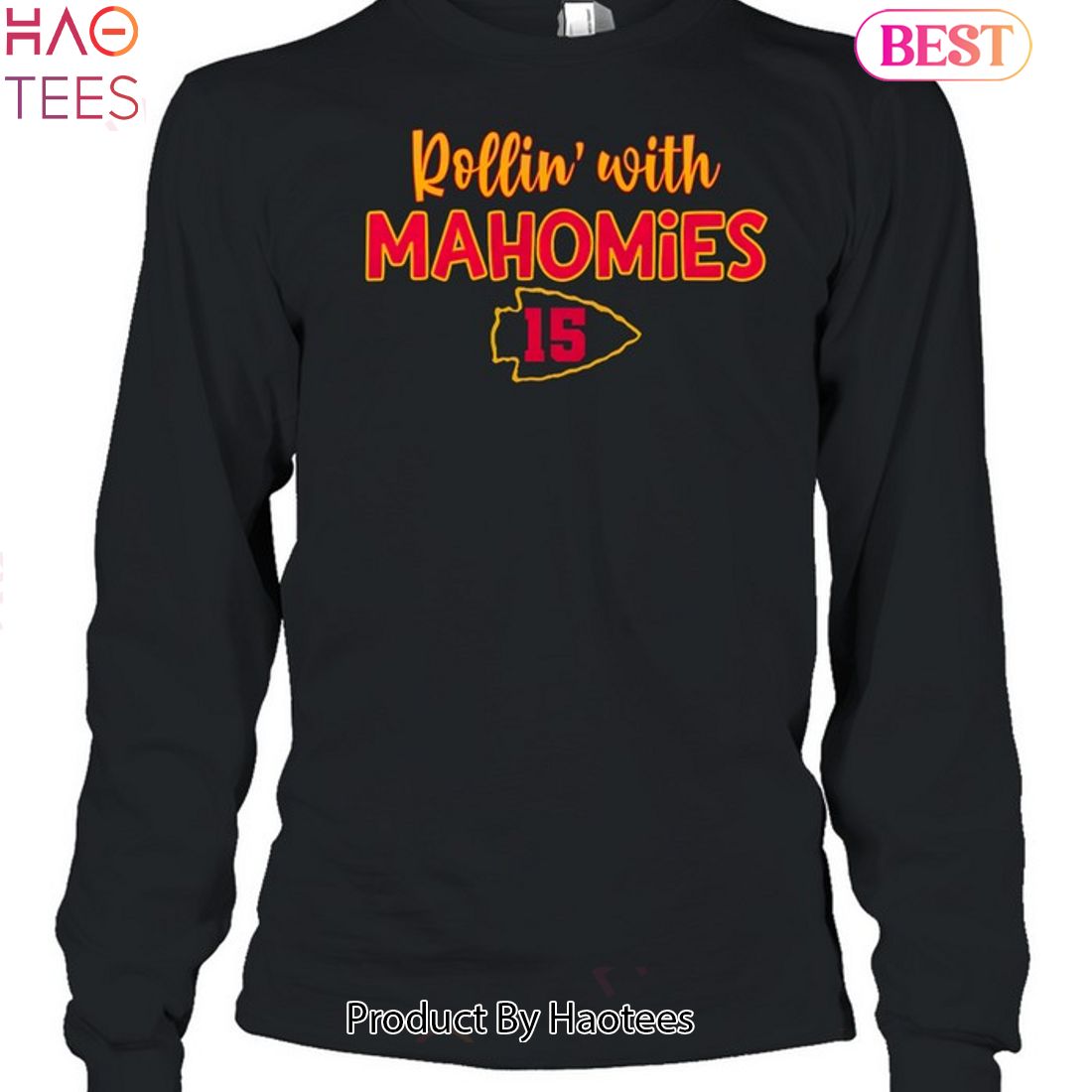 Rollin With Mahomies Kansas City Chiefs Unisex T-Shirt Rollin With Mahomies Kansas City Chiefs Unisex T-Shirt