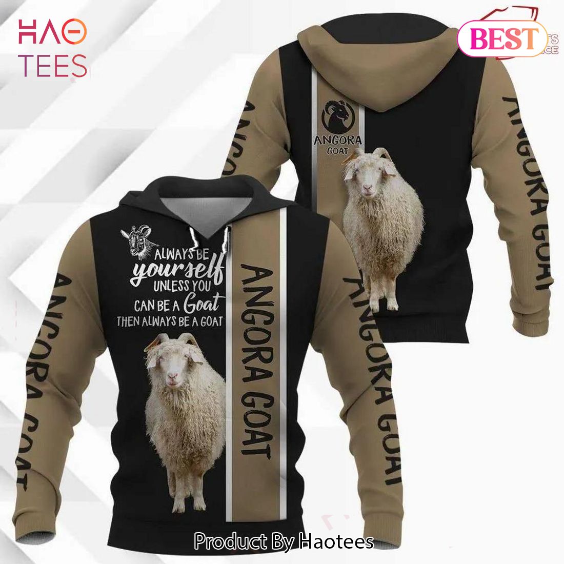 THE BEST Angora Goat Unisex 3D Hoodie