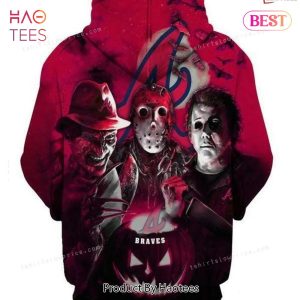 THE BEST Atlanta Braves MLB Horror Halloween 3D Hoodie