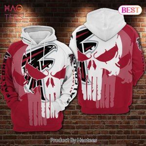 THE BEST Atlanta Falcons Pink White Color Zipper Sweatshirt For Men Women 3D Hoodie