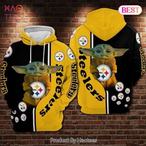 THE BEST Baby Yoda Pittsburgh Steelers 3D Hoodie Pittsburgh Steelers Gift