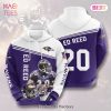 THE BEST Baltimore Ravens 20 Ed Reed Signature 3D Hoodie