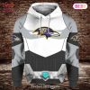 THE BEST Baltimore Ravens Logo Sliver 3D Hoodie Baltimore Ravens Gift Ideas For Him
