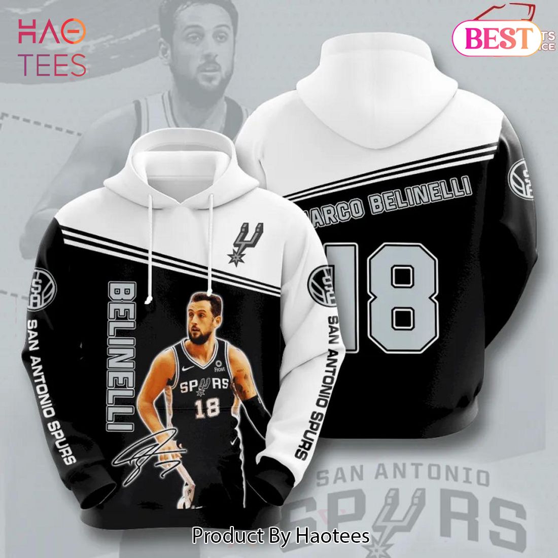 THE BEST Belimelli San Antonio Spurs 3D Hoodie For Men For Womened THE BEST Belimelli San Antonio Spurs 3D Hoodie For Men For Womened