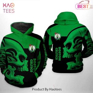 THE BEST Boston Celtics NBA Skull Team 3D Hoodie