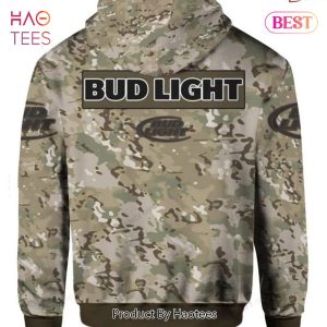 THE BEST Bud Light Camo 3D Hoodie