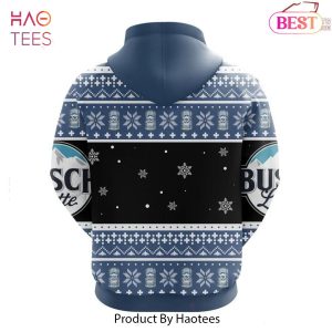 THE BEST Busch Latte Christmas Cute Noel 3D Hoodie Thanksgiving Gift