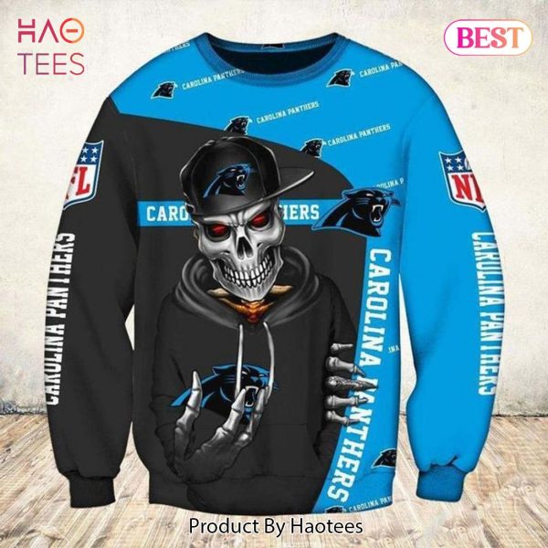 THE BEST Carolina Panthers Big Logo Team 3D Hoodie