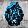 LUXURY Buffalo Bills Football Team Lovers Red Blue Pattern 3D Hoodie