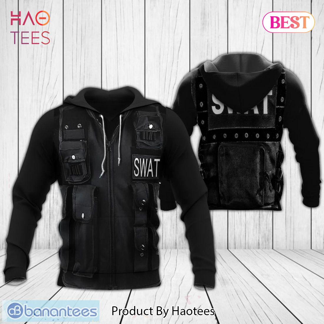 THE BEST U.S SWAT Team Uniform 3D Hoodie