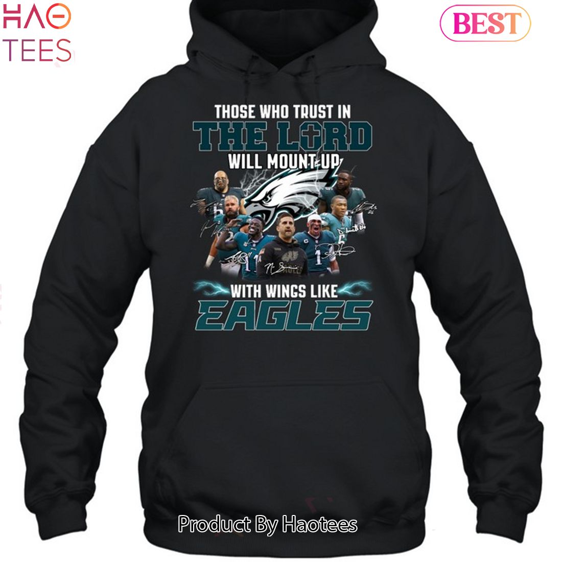 Official The Who Trust In The Lord Will Mount Up With Wings Like Philadelphia  Eagles Shirt - Limotees