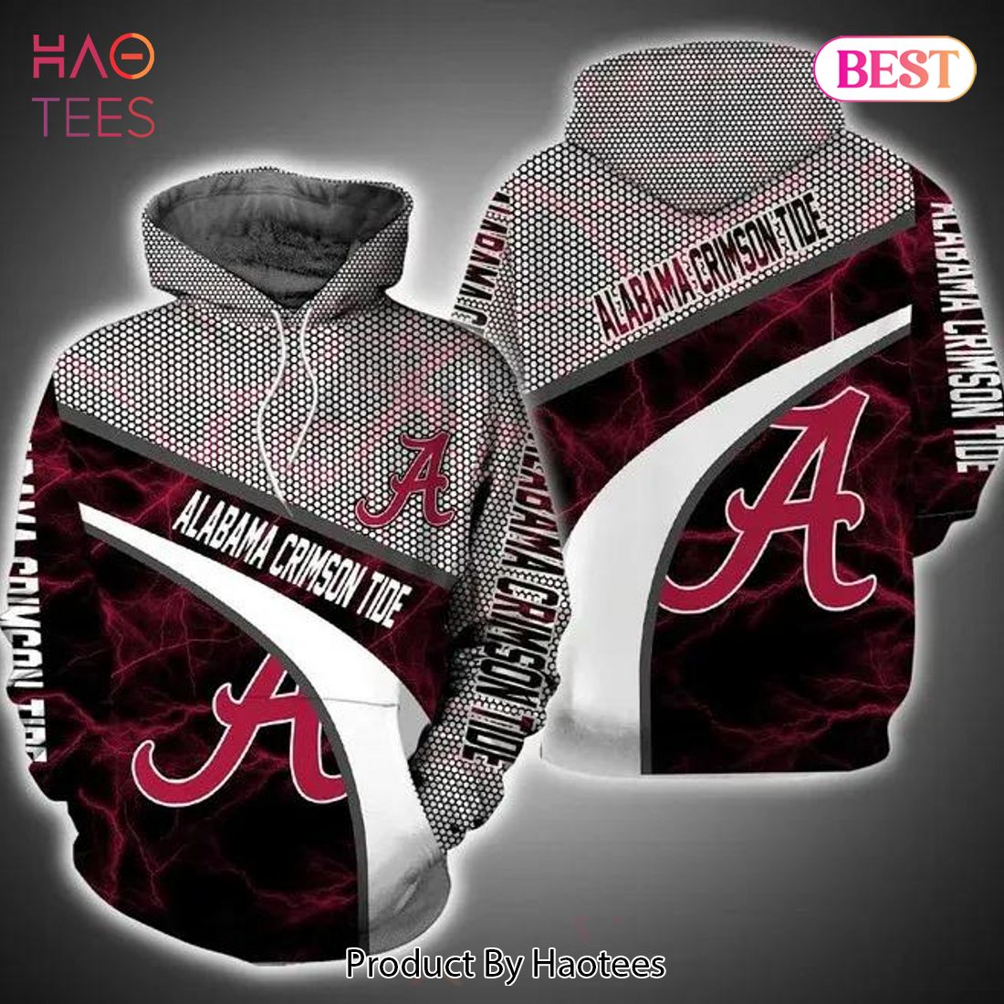 TRENDING Alabama Crimson Tide Armor For Fan 3D Hoodie Alabama Crimson Tide Fans Gift