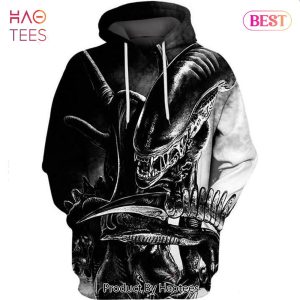 TRENDING Alien Xenomorph Hallowen Horror 3D Hoodie For Men For Women