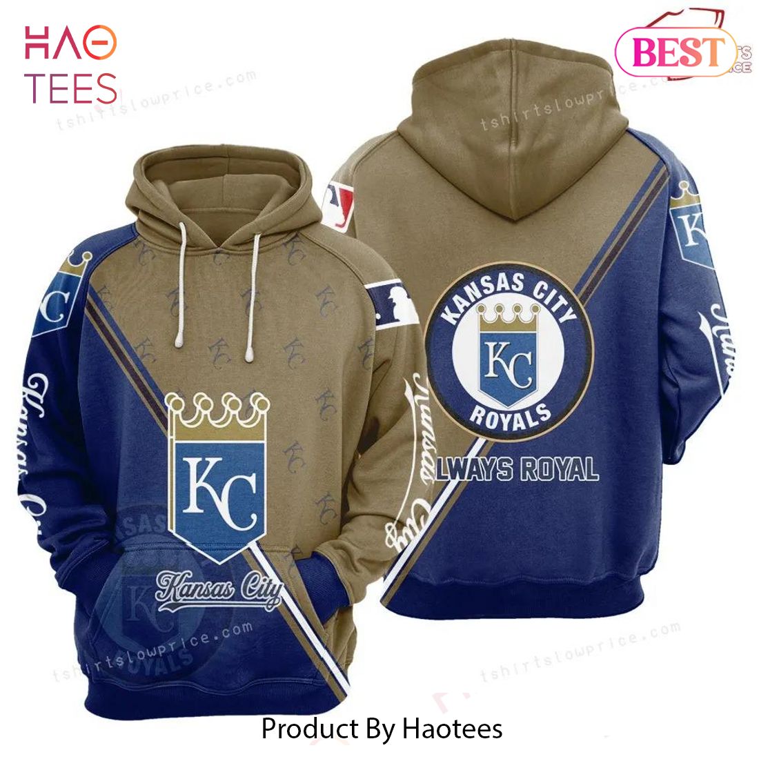 Sports Team Kansas City Royals 3D Hoodie For MLB Fans - T