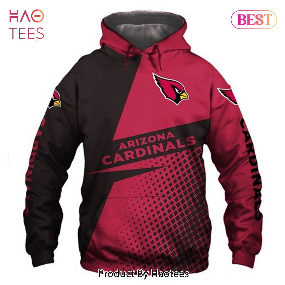 TRENDING Arizona Cardinals Football Black Red For Fans 3D Hoodie