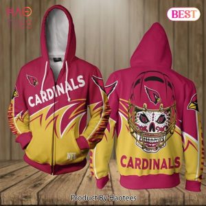 TRENDING Arizona Cardinals Skull For Men Women 3D Hoodie