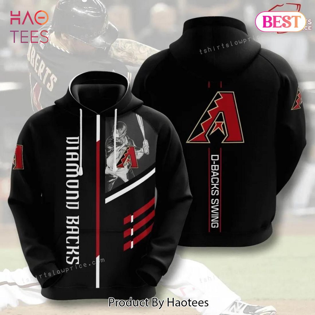 TRENDING Arizona Diamondbacks Black 3D Hoodie TRENDING Arizona Diamondbacks Black 3D Hoodie