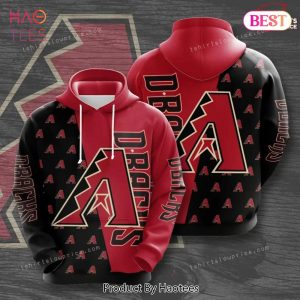 TRENDING Arizona Diamondbacks Black Red Custom 3D Hoodie