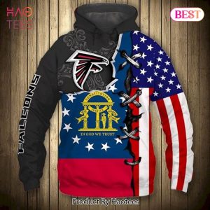 TRENDING Atlanta Falcons Football Constitution In God We Trust 3D Hoodie