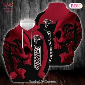 TRENDING Atlanta Falcons Skull 3D Hoodie Atlanta Falcons Fathers Day Gifts
