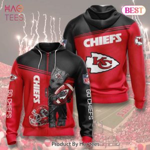 TRENDING Avengers Groot Kansas City Chiefs 3D Hoodie