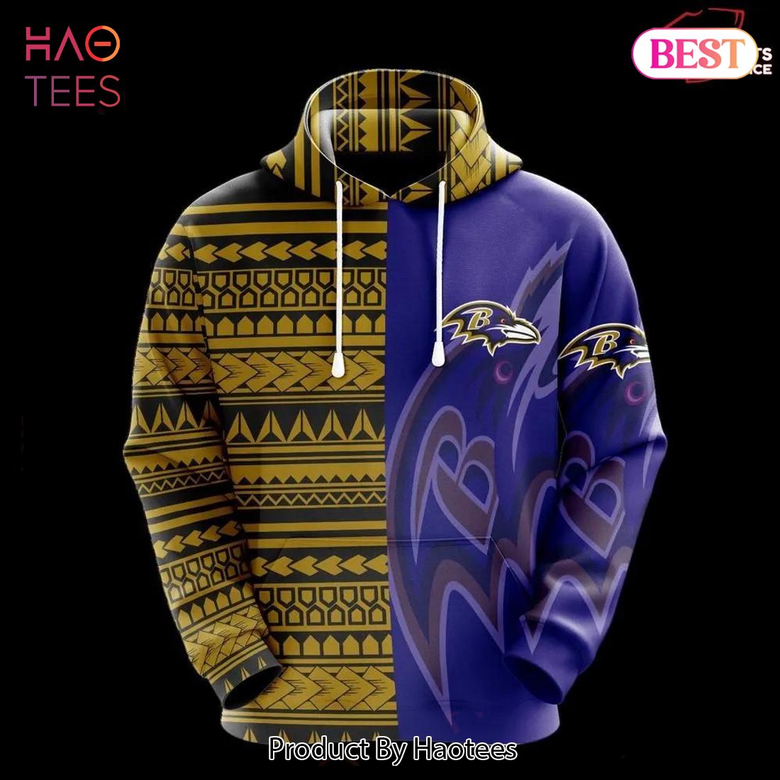 TRENDING Baltimore Ravens Men Pullover 3D Hoodie Zip Hoodie