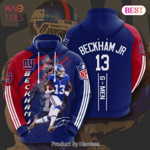 TRENDING Beckham Jr 13 New York Giants 3D Hoodie New York Giants