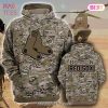 TRENDING Boston Red Sox Camouflage Veteran 3d Hoodie