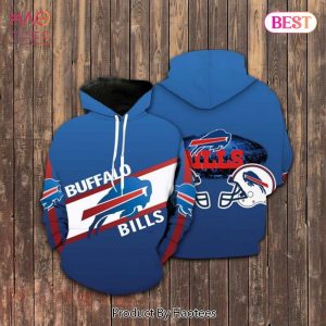 TRENDING Buffalo Bills All Over Fashion 3D Hoodie