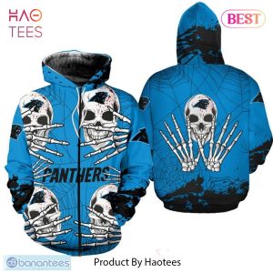 TRENDING Carolina Panthers 3D Hoodie skull for Halloween graphic Gift For Mens