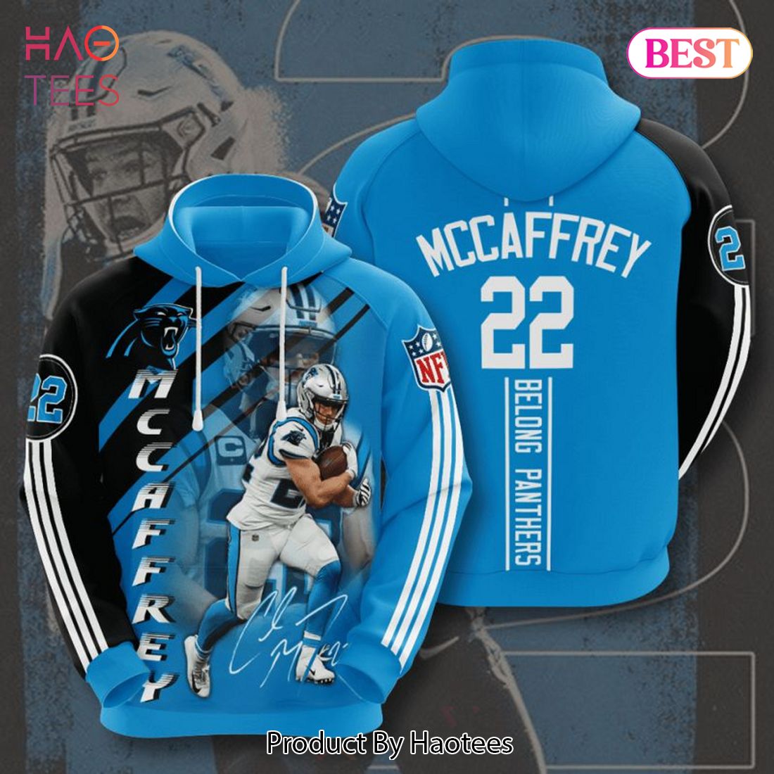 TRENDING Carolina Panthers Christian Mccaffrey 3D Hoodie