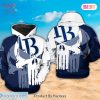 TRENDING Tampa Bay Rays MLB Team Skull 3D Hoodie For Fans