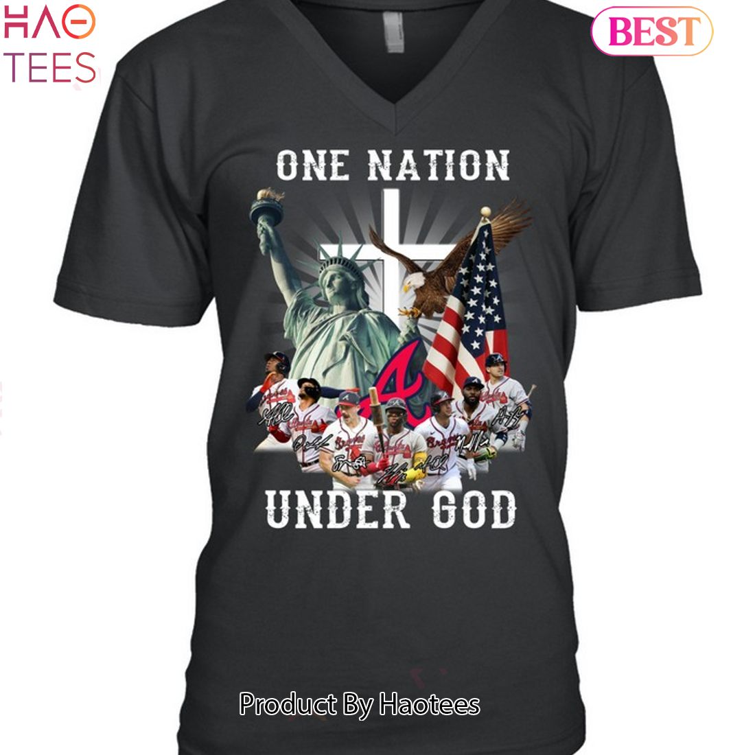 Miami Dolphins Team One Nation Under God Signatures Shirt, hoodie