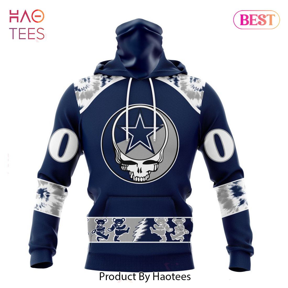 AVAILABLE Dallas Cowboys Special Grateful Dead Design Hoodie AVAILABLE Dallas Cowboys Special Grateful Dead Design Hoodie