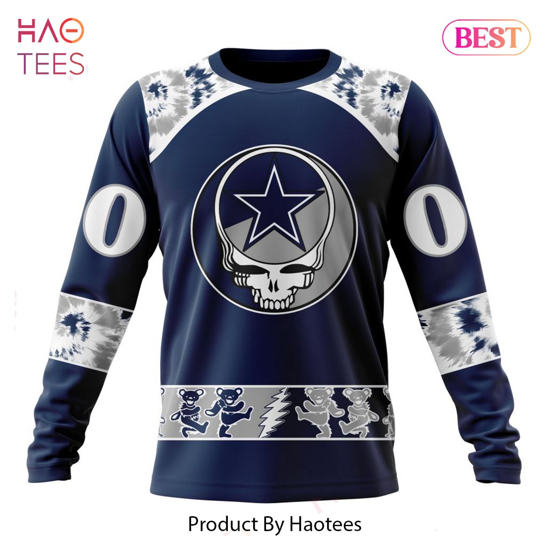 AVAILABLE Dallas Cowboys Special Grateful Dead Design Hoodie AVAILABLE Dallas Cowboys Special Grateful Dead Design Hoodie