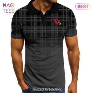 [AVAILABLE] NFL Arizona Cardinals Polo Tartan Gradient Polo Shirt