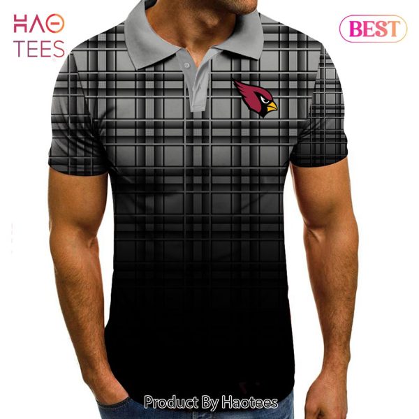 [AVAILABLE] NFL Arizona Cardinals Polo Tartan Gradient Polo Shirt