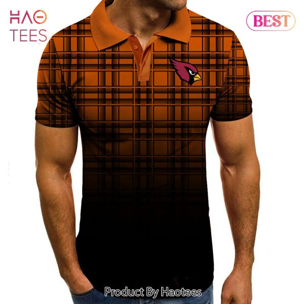 [AVAILABLE] NFL Arizona Cardinals Polo Tartan Gradient Polo Shirt