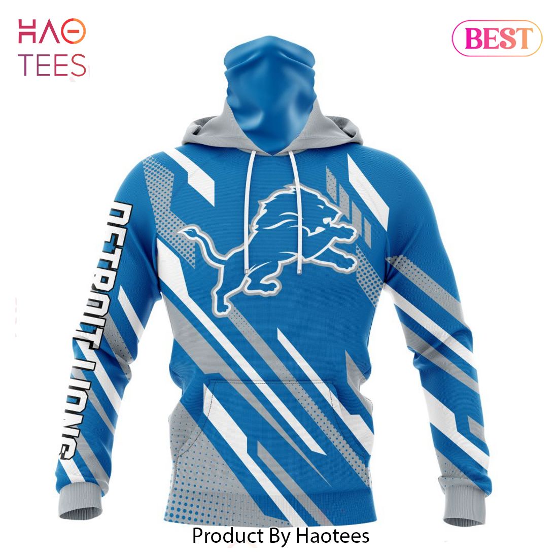 BEST NFL Detroit Lions Special Desert Camo Design Cycling Jersey Hoodie