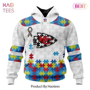 AVAILABLE NFL Kansas City Chiefs Special Autism Awareness Design Hoodie