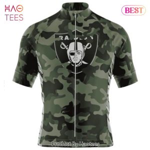 AVAILABLE NFL Las Vegas Raiders Special Camo Design Cycling Jersey Hoodie