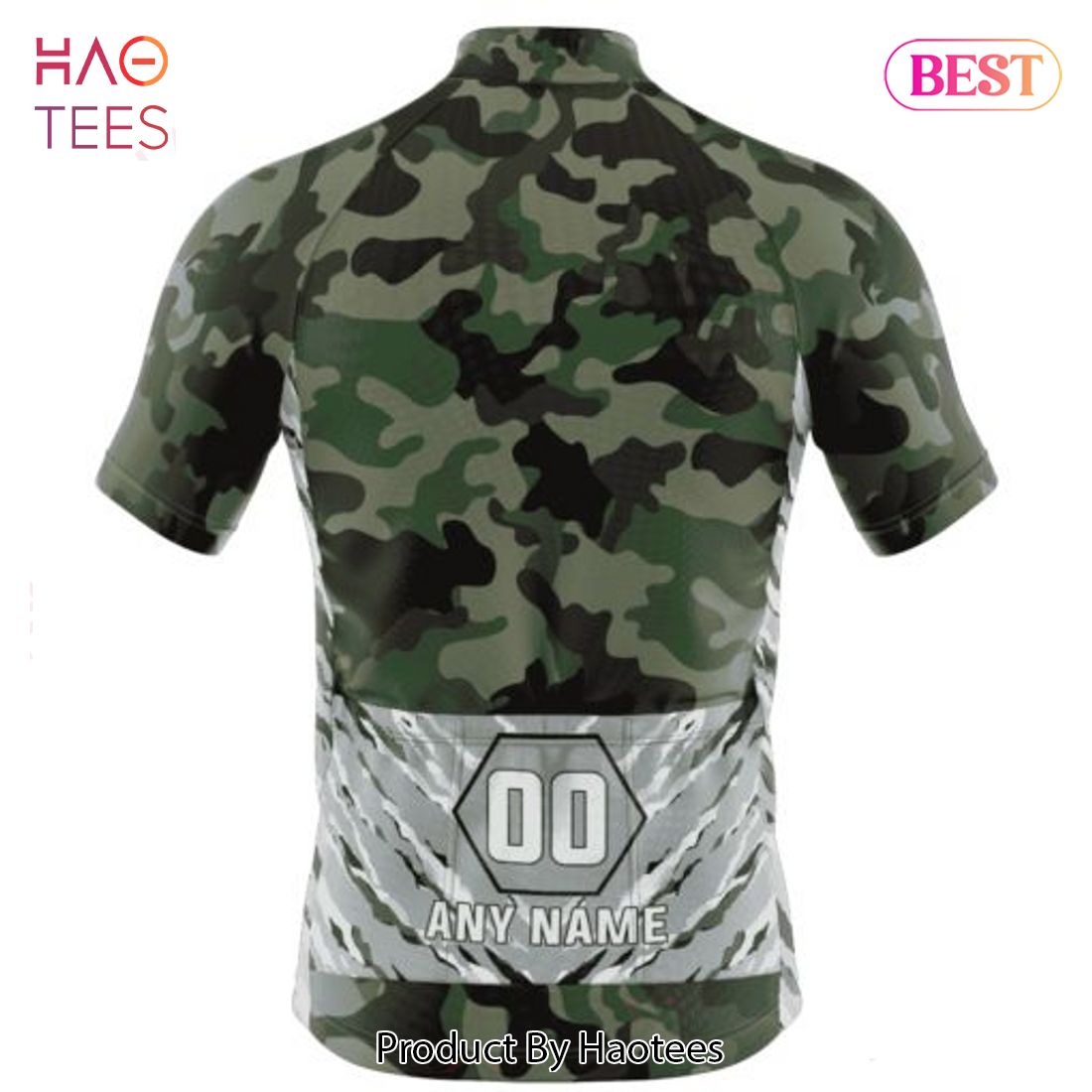 AVAILABLE NFL Las Vegas Raiders Special Camo Design Cycling Jersey