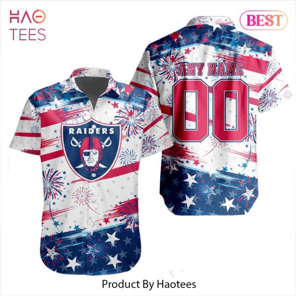 AVAILABLE NFL Las Vegas Raiders Special Design For Independence Day 4th Of July Hoodie