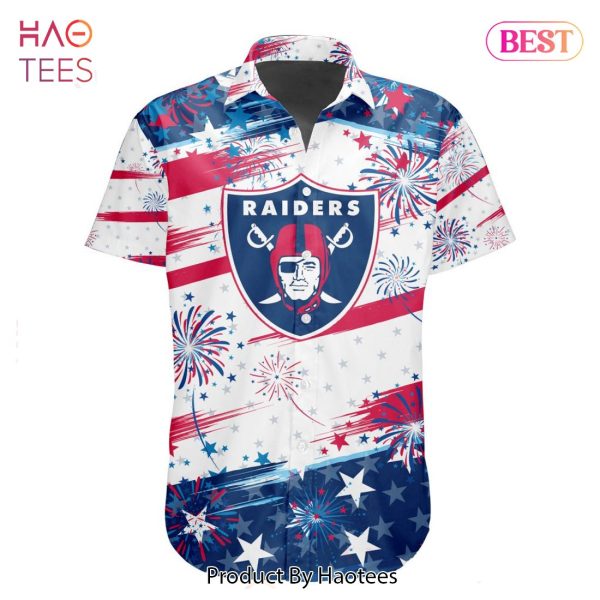 AVAILABLE NFL Las Vegas Raiders Special Design For Independence Day 4th Of July Hoodie