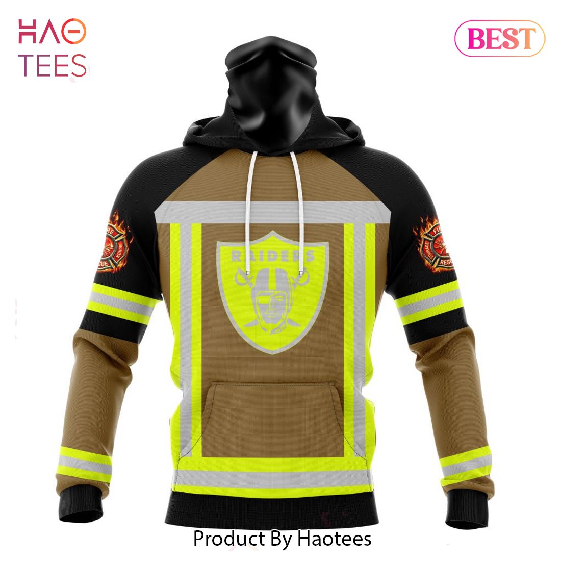 AVAILABLE NFL Las Vegas Raiders Special Firefighter Uniform Design Hoodie AVAILABLE NFL Las Vegas Raiders Special Firefighter Uniform Design Hoodie