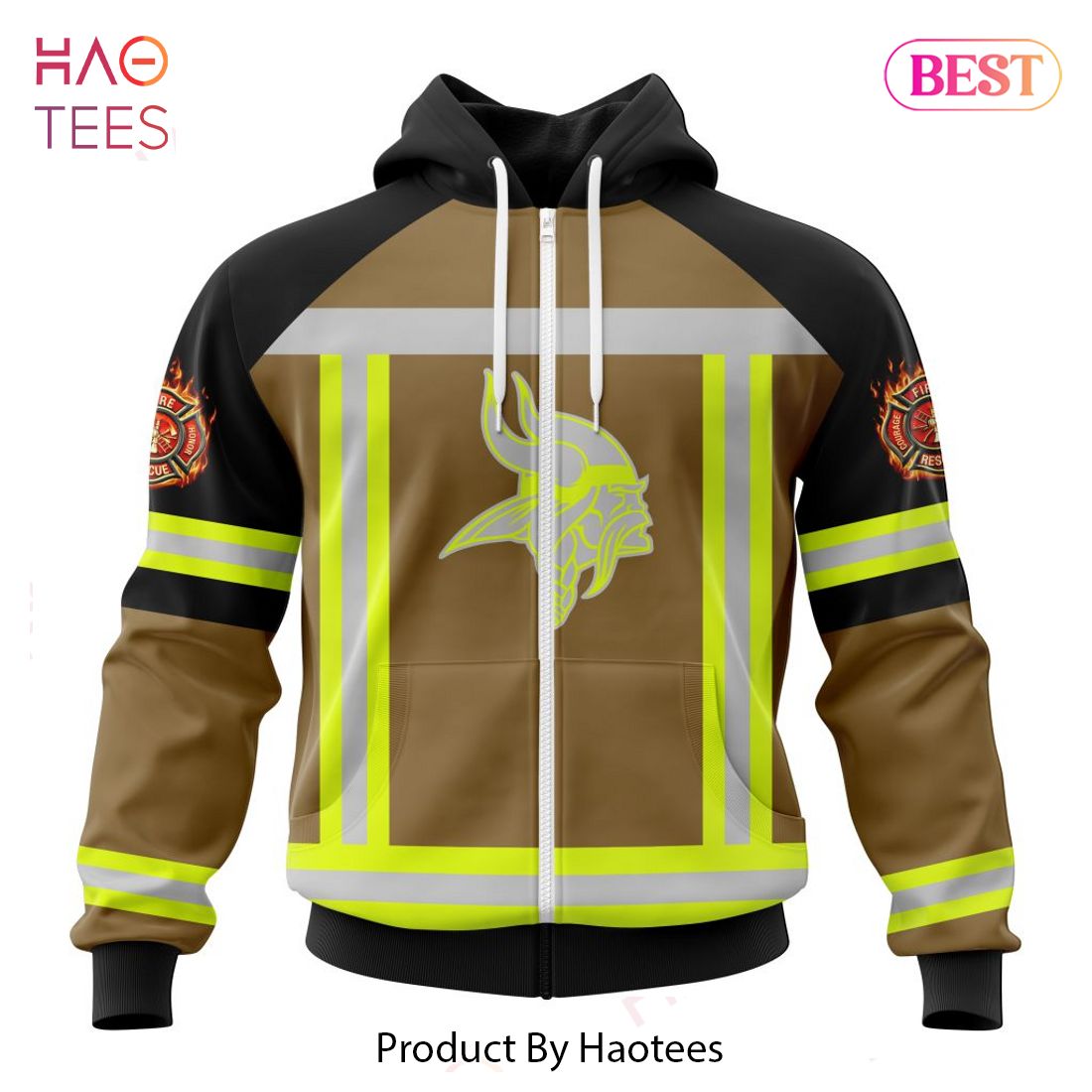 AVAILABLE NFL Minnesota Vikings Special Firefighter Uniform Design Hoodie AVAILABLE NFL Minnesota Vikings Special Firefighter Uniform Design Hoodie