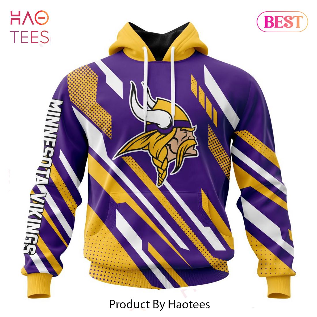 AVAILABLE NFL Minnesota Vikings Special MotoCross Concept Hoodie