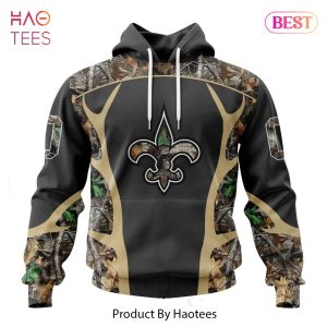 AVAILABLE NFL New Orleans Saints Special Camo Hunting Design Hoodie